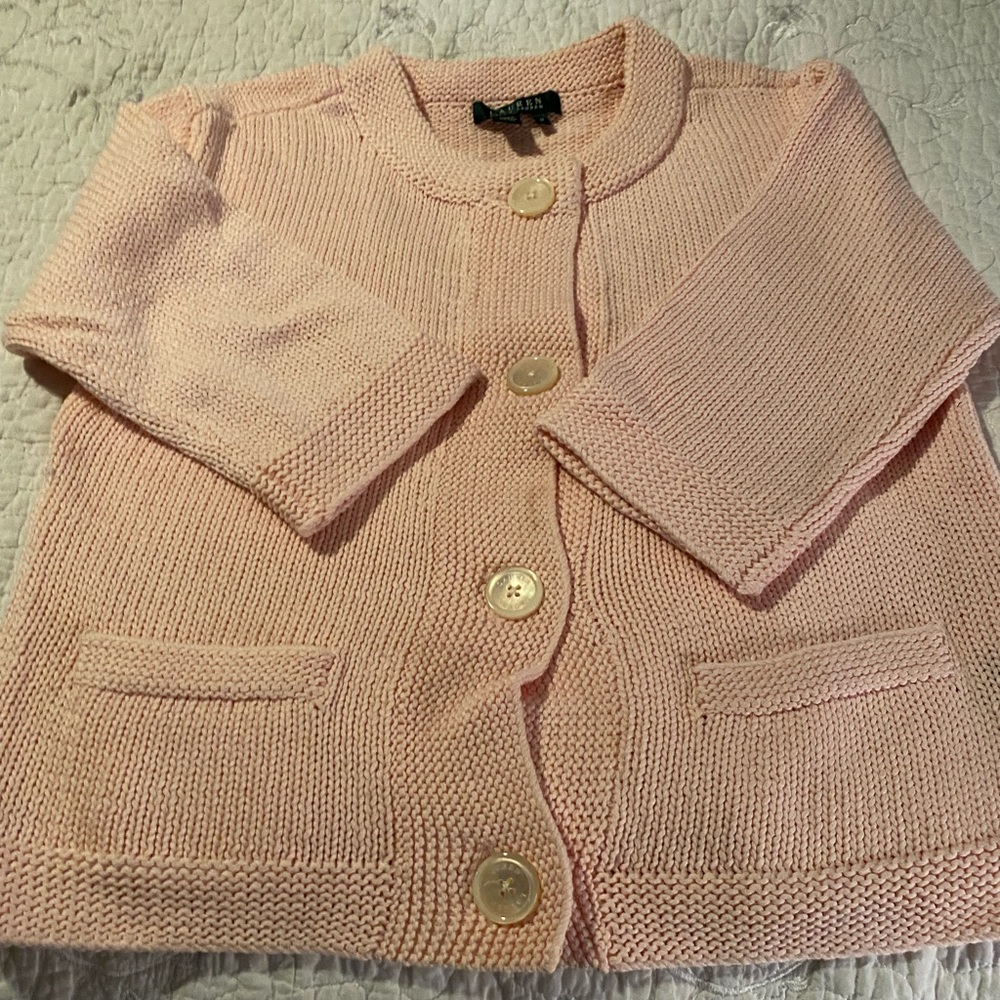 Ralph Lauren Knit 3/4 sleeve Sweater NWOT